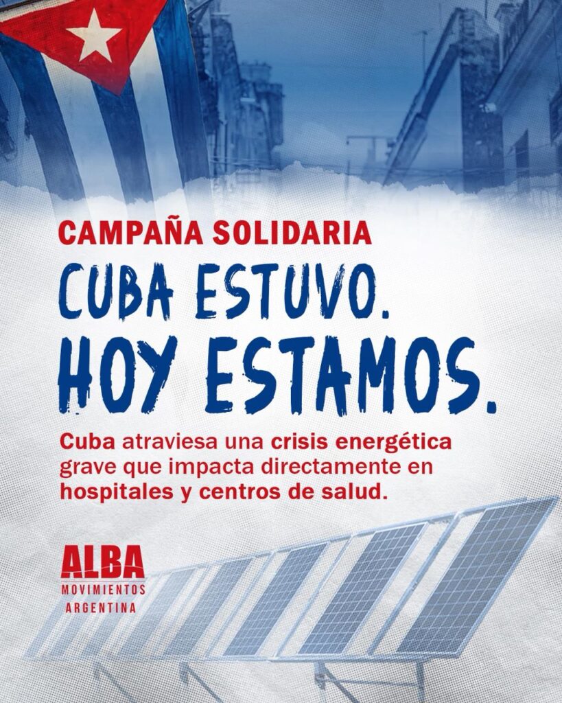 Campaña solidaria Cuba Estuvo